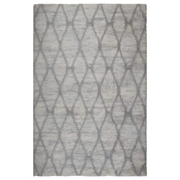Χαλί ArteLibre FLUFFY 370B-WHITE GRAY 160x230cm Χαλιά