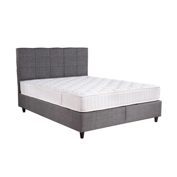 DEAL SET ΚΡΕΒΑΤΙ ΜΕ ΑΠΟΘΗΚ. ΧΩΡΟ ΚΑΙ ΣΤΡΩΜΑ ΓΚΡΙ 07-753 210x162x120