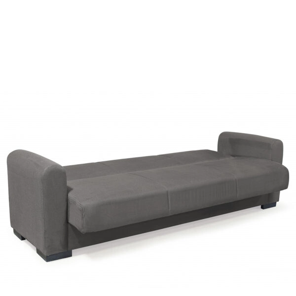 Καναπές Κρεβάτι Τριθέσιος  HOMER Γκρι 226x78x78cm