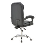 Καρέκλα γραφείου διευθυντή Kardi μαύρο pu 66x64x117εκ