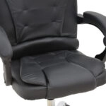Καρέκλα γραφείου διευθυντή Kardi μαύρο pu 66x64x117εκ