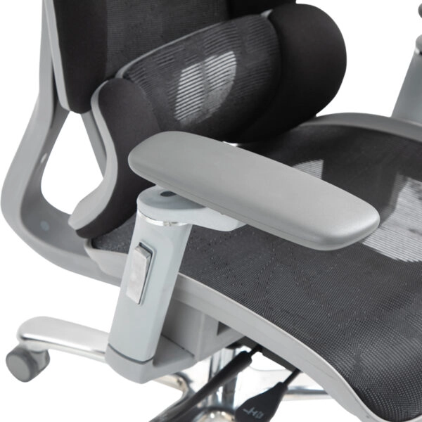 Καρέκλα γραφείου διευθυντή Chocky μαύρο mesh 68x69x120εκ