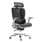 Καρέκλα γραφείου διευθυντή Chocky μαύρο mesh 68x69x120εκ