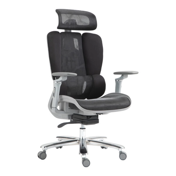 Καρέκλα γραφείου διευθυντή Chocky μαύρο mesh 68x69x120εκ