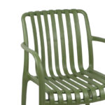 Πολυθρόνα Zoi  pp σε σκούρη πράσινη απόχρωση 58.5x54x80εκ