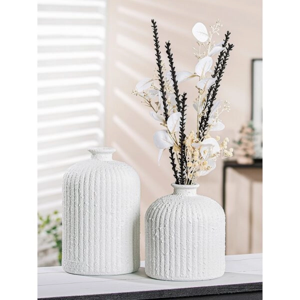 Βάζο Λευκό Κεραμικό Φ16x18cm