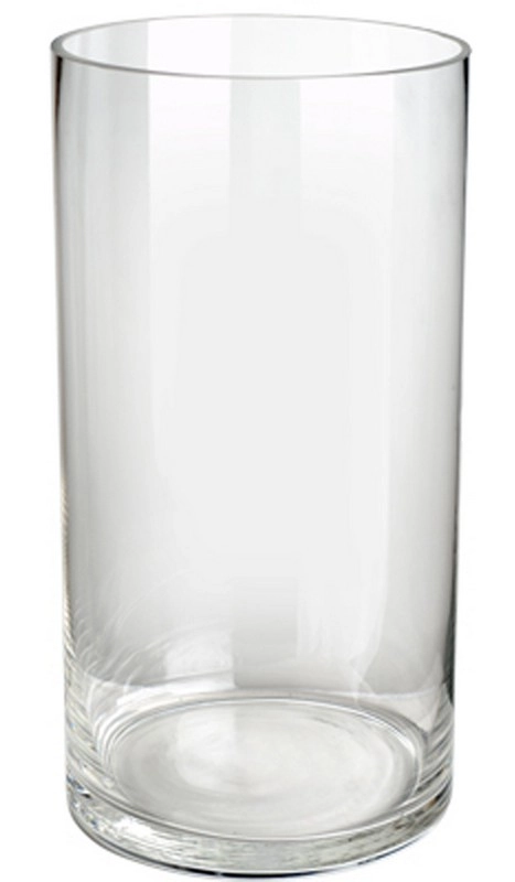 Artekko Glassy Γυάλινο Διάφανο Βάζο (11.7x11.7x29)cm