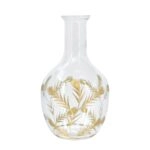 Artekko Aphelios Διακοσμητικό Βάζο Γυαλί Διάφανο Χρυσό