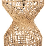 ΦΩΤΙΣΤΙΚΟ ΔΑΠΕΔΟΥ HM4358 ΜΕΤΑΛΛΟ-PAPER ROPE ΣΕ ΚΑΦΕ-2 ΛΑΜΠΕΣ Φ25x104Υεκ.