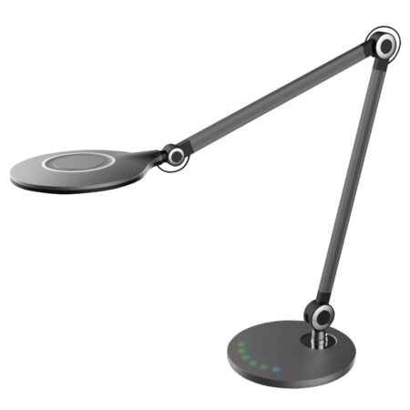 ΦΩΤΙΣΤΙΚΟ ΓΡΑΦΕΙΟΥ LED BLAIN PRO HM4452.02 ΜΑΥΡΟ ΧΡΩΜΑ ABS 55