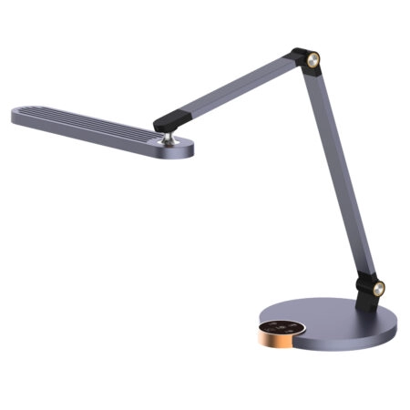 ΦΩΤΙΣΤΙΚΟ ΓΡΑΦΕΙΟΥ LED BLAIN PRO HM4454.07 ΓΚΡΙ ΒΑΣΗ ABS & ΑΛΟΥΜΙΝΙΟ 51