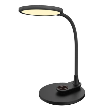 ΦΩΤΙΣΤΙΚΟ ΓΡΑΦΕΙΟΥ LED BLAIN HM4459.02 ΜΑΥΡΟ ABS & ΣΙΛΙΚΟΝΗ 17x26