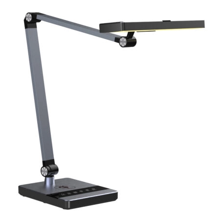 ΦΩΤΙΣΤΙΚΟ ΓΡΑΦΕΙΟΥ LED BLAIN PRO HM4461.02 ΜΑΥΡΟ ΜΑΤ ABS 35x43