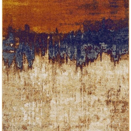 ΧΑΛΙ ASIATIC LONDON NOVA DISTRESS ORANGE - 200cm x 290cm