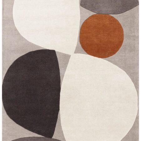 ΧΑΛΙ ASIATIC LONDON REEF MID CENTURY GREY - 120cm x 170cm