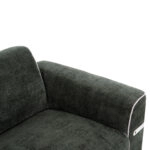 ΣΕΤ ΣΑΛΟΝΙ 2ΤΜΧ 3Θ+2Θ FERIN HM6070.03 ΠΡΑΣΙΝΟ ΥΦΑΣΜΑ ΜΕ ΜΕΤΑΛΛΙΚΑ ΠΟΔΙΑ