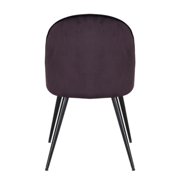ZIZEL ΚΑΡΕΚΛΑ VIOLET ΣΚΟΥΡΟ 47x56,5xH84cm