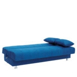 Καναπές Κρεβάτι Τριθέσιος LAURA Μπλε 190x84x86cm