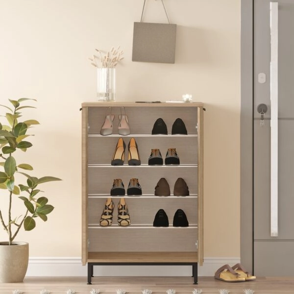 Παπουτσοθήκη  BUTE Φυσικό Μοριοσανίδα/Μελαμίνη 105.6x35.5x72cm