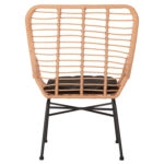 ΠΟΛΥΘΡΟΝΑ ΣΤΥΛ ΜΠΕΡΖΕΡΑΣ ALLEGRA HM5704.11 P.E.RATTAN ΜΠΕΖ-ΜΑΥΡΟ ΜΕΤΑΛΛΟ 66x59x90Υεκ.