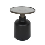 BOW SIDE TABLE ΜΑΥΡΟ 45x45xH55cm