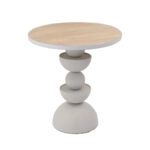 UP DOWN 40,5 SIDE TABLE ΛΕΥΚΟ ΦΥΣΙΚΟ 40,5x40,5xH45cm