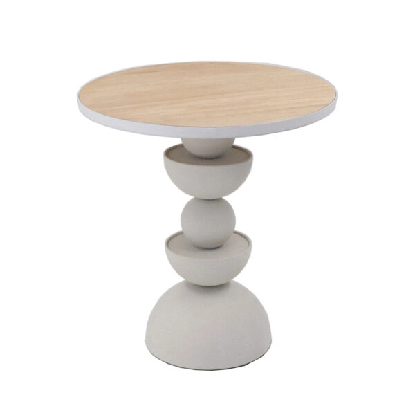 UP DOWN 40,5 SIDE TABLE ΛΕΥΚΟ ΦΥΣΙΚΟ 40,5x40,5xH45cm