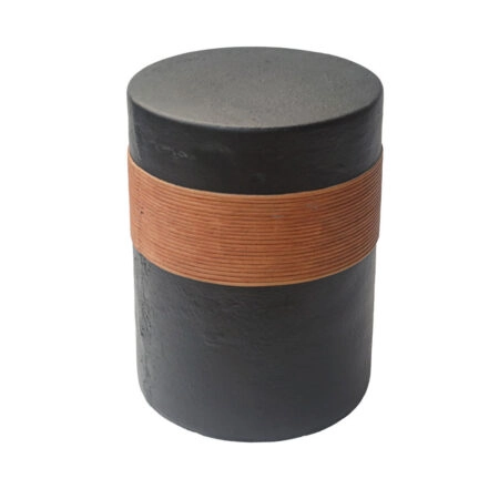 BELT SIDE TABLE ΜΑΥΡΟ ΚΑΦΕ 38