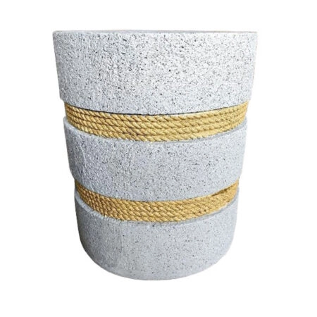 CORDA SIDE TABLE CEMENT ΦΥΣΙΚΟ 35