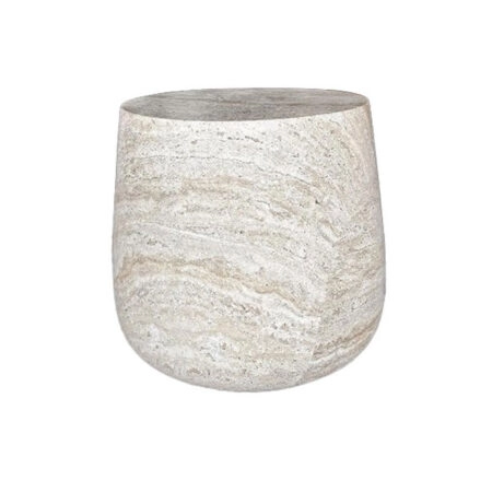 LITHOS SIDE TABLE BEIGE 49x49xH41
