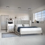 SINTESIS ΚΡΕΒΑΤΙ (ΓΙΑ ΣΤΡΩΜΑ 160x200cm) GREZ 214x165xH116cm