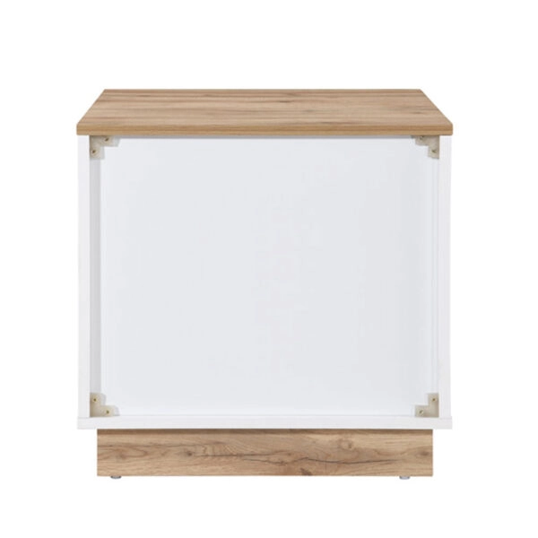 CASA ΚΟΜΟΔΙΝΟ 2ΣΥΡΤΑΡΙΑ ΛΕΥΚΟ ΦΥΣΙΚΟ 50x50xH50cm