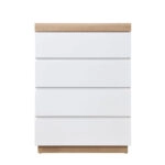 CASA ΚΟΜΟΤΑ 4ΣΥΡΤΑΡΙΑ ΛΕΥΚΟ ΦΥΣΙΚΟ 80x50xH110cm