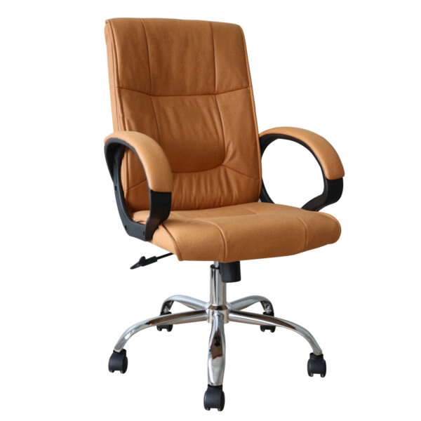 Καρέκλα Γραφείου Διευθυντή  TURNER Camel PVC 50x69x118.5cm