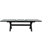 SORPRESA ΤΡΑΠΕΖΙ TERRAZZO ΓΚΡΙ ΣΚΟΥΡΟ 202x101xH77cm