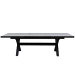 SORPRESA ΤΡΑΠΕΖΙ TERRAZZO ΓΚΡΙ ΣΚΟΥΡΟ 202x101xH77cm