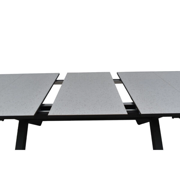 SORPRESA ΤΡΑΠΕΖΙ TERRAZZO ΓΚΡΙ ΣΚΟΥΡΟ 202x101xH77cm