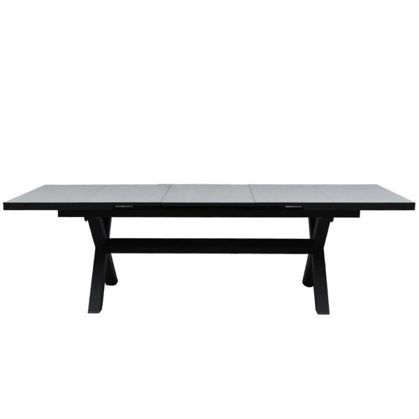 SORPRESA ΤΡΑΠΕΖΙ TERRAZZO ΓΚΡΙ ΣΚΟΥΡΟ 202x101xH77cm