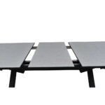 SORPRESA ΤΡΑΠΕΖΙ TERRAZZO ΓΚΡΙ ΣΚΟΥΡΟ 202x101xH77cm