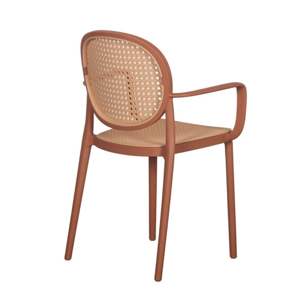 RATTI/P ΚΑΡΕΚΛΑ TERRACOTTA ΦΥΣΙΚΟ 57x51xH84cm