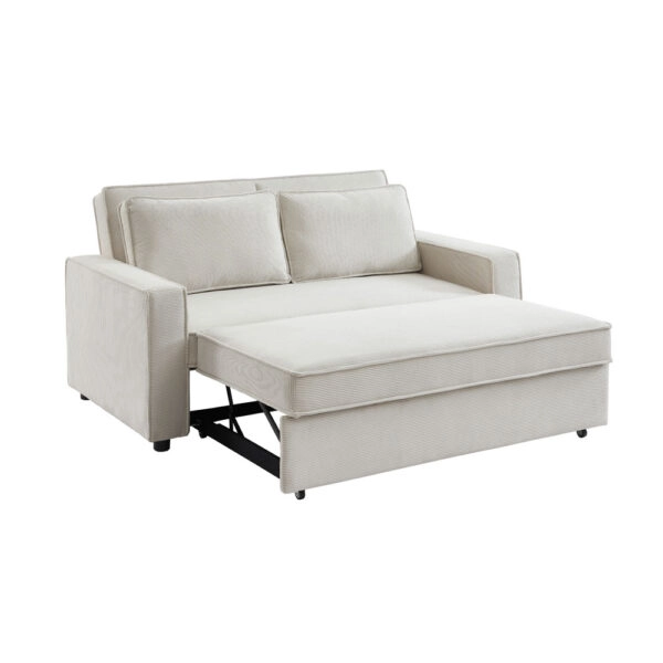 CUBO ΚΑΝΑΠΕΣ ΚΡΕΒΑΤΙ 3ΘΕΣΙΟΣ OFF WHITE 172x90x89