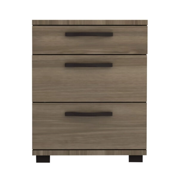 Κομοδίνο Roco Megapap χρώμα καρυδί 40x39x57εκ.