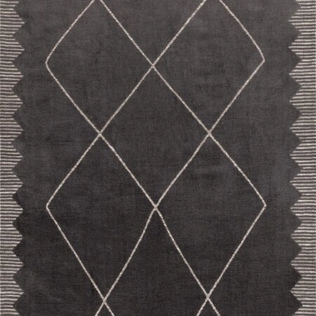 ΧΑΛΙ ASIATIC LONDON MASON DIAMOND BLACK - 200cm x 290cm