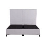 MORE   MORE ΚΡΕΒΑΤΙ ΜΕ ΑΠΟΘΗΚ. ΧΩΡΟ (ΓΙΑ ΣΤΡΩΜΑ 160x200cm) WHITE SMOOTH 07-957 207x160xH120cm