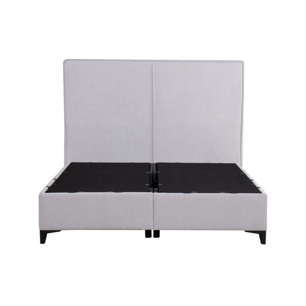 MORE   MORE ΚΡΕΒΑΤΙ ΜΕ ΑΠΟΘΗΚ. ΧΩΡΟ (ΓΙΑ ΣΤΡΩΜΑ 160x200cm) WHITE SMOOTH 07-957 207x160xH120cm