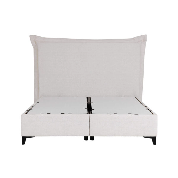 LONGWAVE ΚΡΕΒΑΤΙ ΜΕ ΑΠΟΘΗΚ. ΧΩΡΟ (ΓΙΑ ΣΤΡΩΜΑ 160x200cm) OFF WHITE 06-900 214x180x140