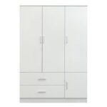 Ντουλάπα  TUBEROSA Λευκό Μοριοσανίδα 120x50x180cm