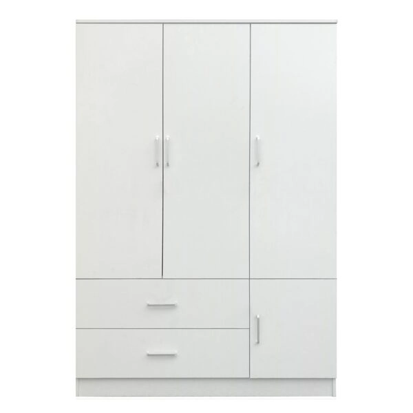 Ντουλάπα  TUBEROSA Λευκό Μοριοσανίδα 120x50x180cm