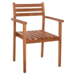 ΠΟΛΥΘΡΟΝΑ ΤΡΑΠΕΖΑΡΙΑΣ HENDER HM6329 ΞΥΛΟ ΤΕΑΚ ΣΕ ΦΥΣΙΚΟ 61x59x89Υεκ.