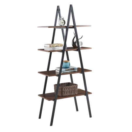 ΡΑΦΙΕΡΑ STAM HM18073.04 ΜΑΥΡΟΣ ΜΕΤΑΛΛΙΚΟΣ ΣΚΕΛΕΤΟΣ-ΜΕΛΑΜΙΝΗ ΚΑΡΥΔΙ 71x38x165Υεκ.